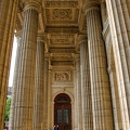 Double colonnade of St Sulpice facade